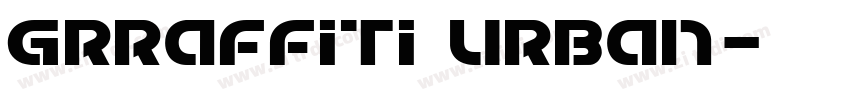 grraffiti urban字体转换